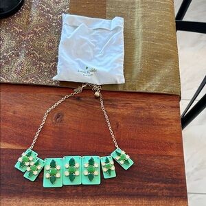 Kate Spade Turquoise and Gold Necklace